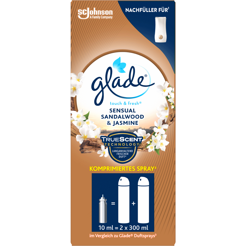 Bild: Glade Touch & Fresh Sensual Sandalwood & Jasmine Nachfüllung