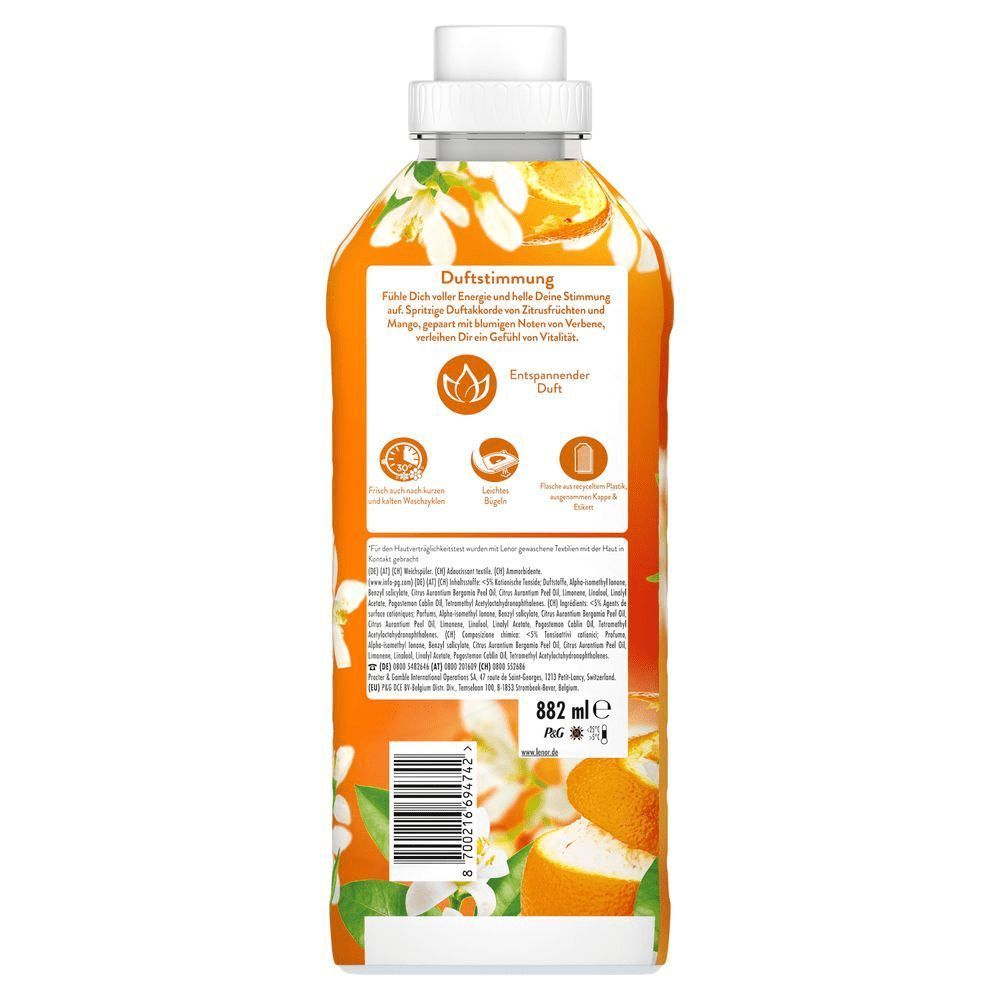 Bild: Lenor Weichspüler Orange & Verbene