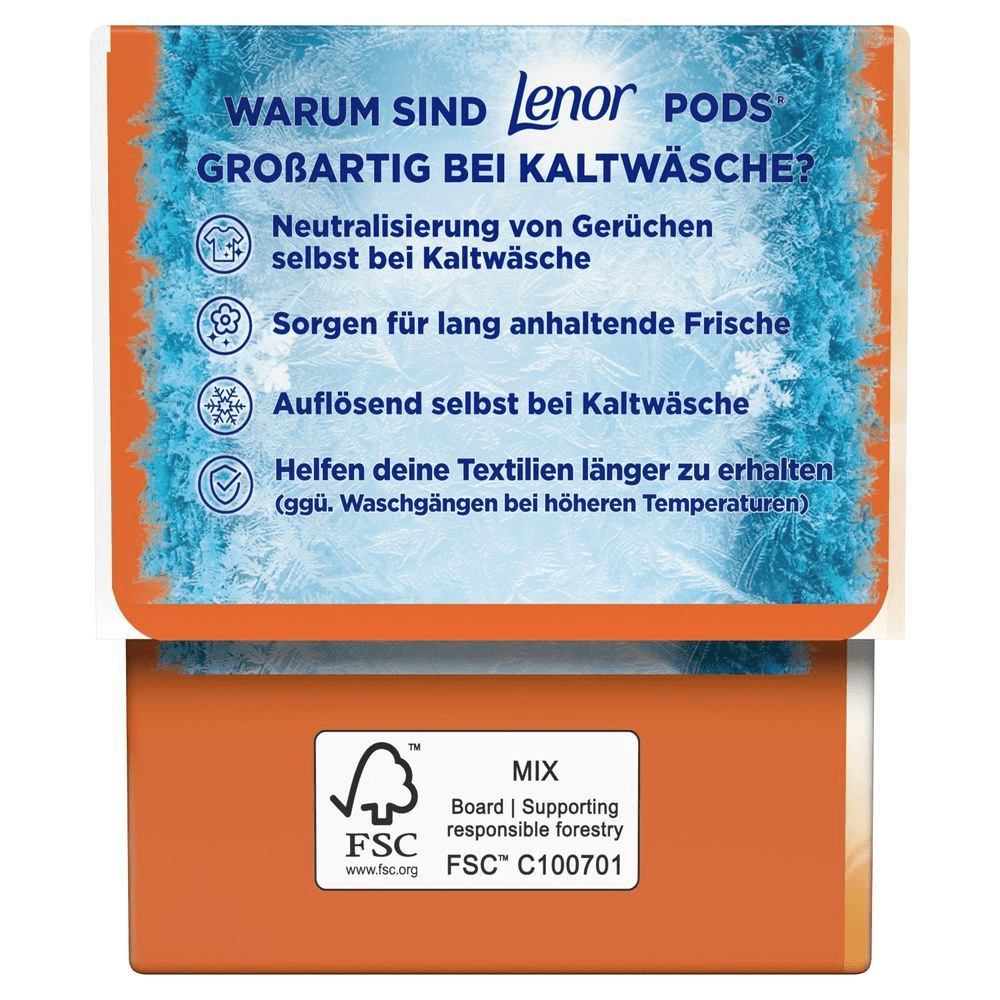Bild: Lenor PODS Waschkapseln Duft Von Orangenblüte & Pfirsich