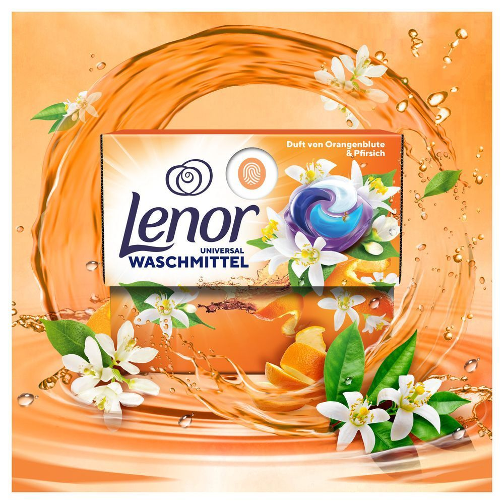 Bild: Lenor PODS Waschkapseln Duft Von Orangenblüte & Pfirsich