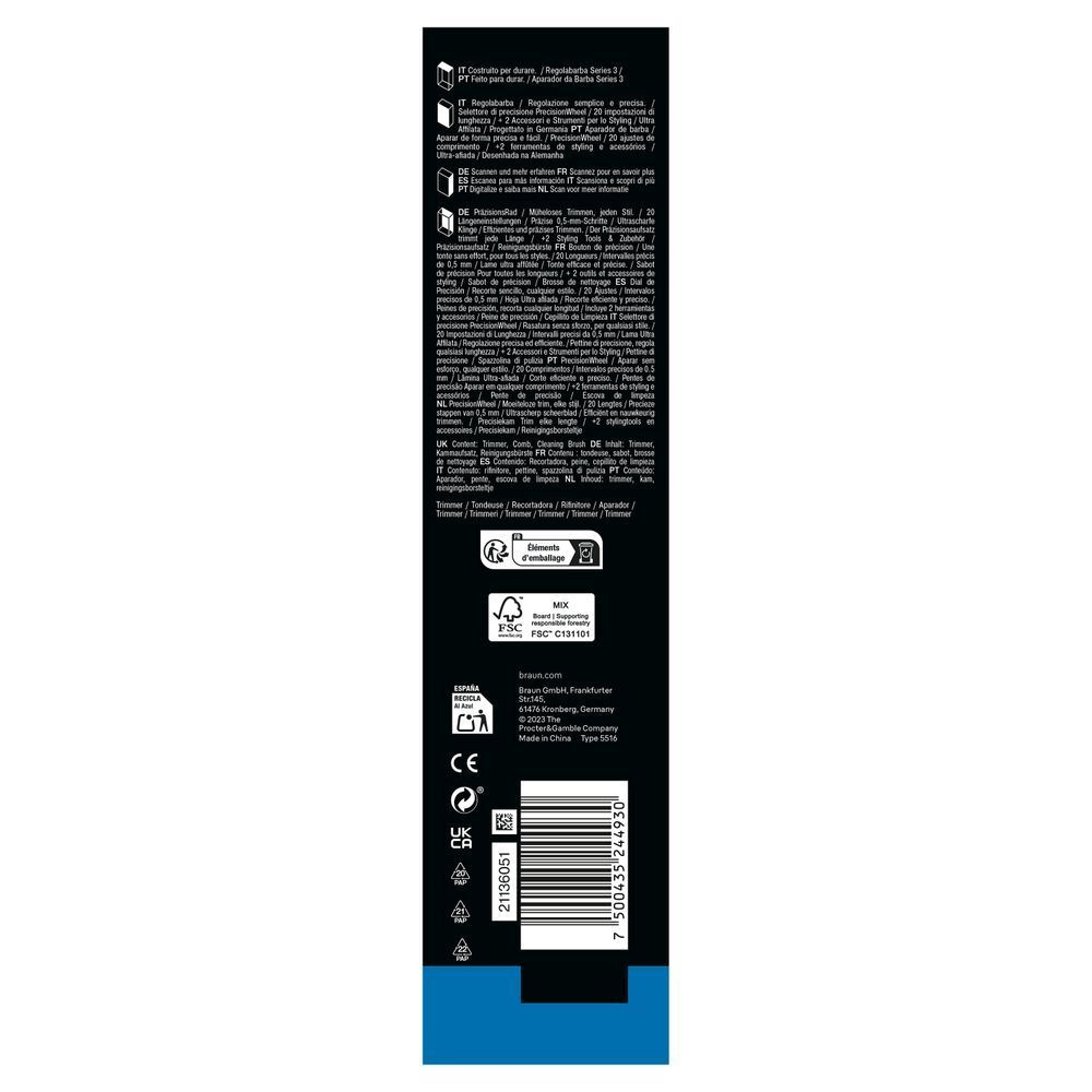 Bild: Braun Barttrimmer Series 3 BT3500 