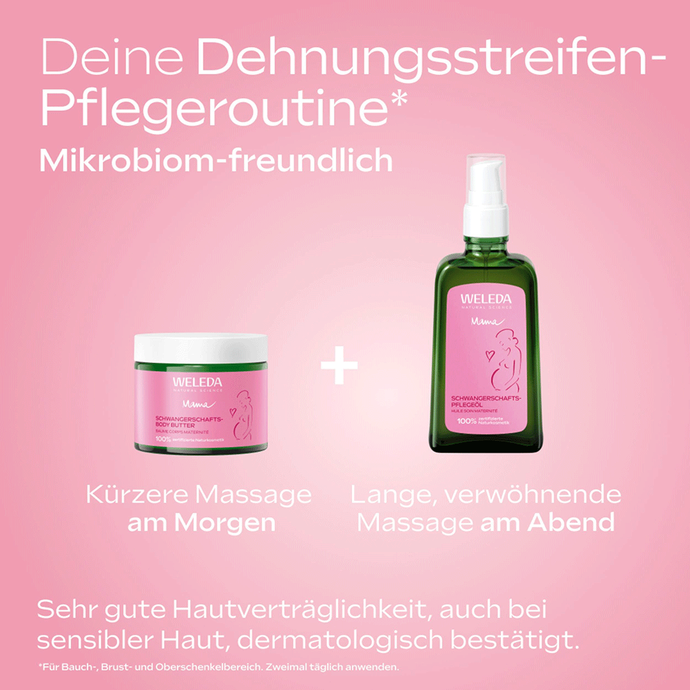 Bild: WELEDA Schwangerschaftsbody Butter