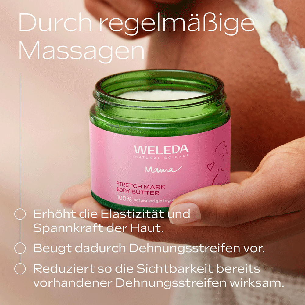Bild: WELEDA Schwangerschaftsbody Butter