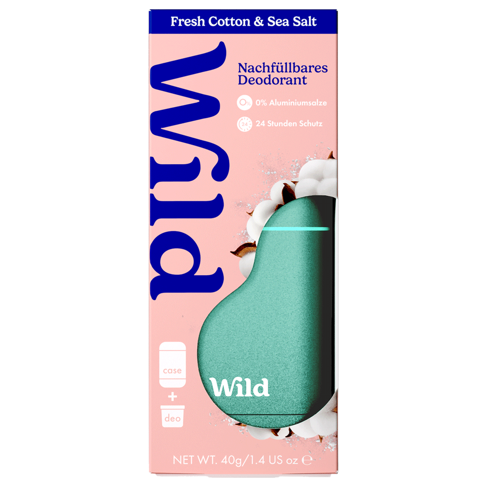 Bild: WILD Deostick Starter Kit Fresh Cotton & Sea Salt