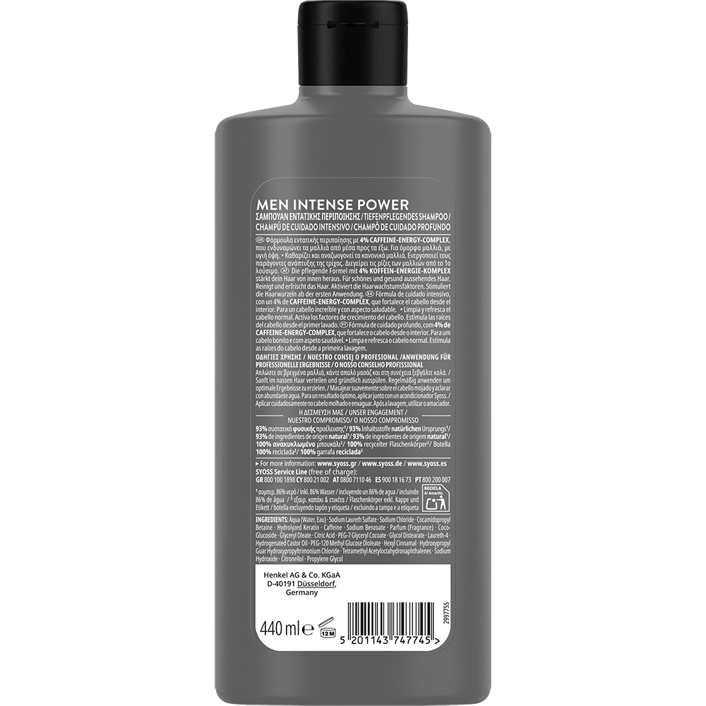 Bild: syoss Men Shampoo Intense Power