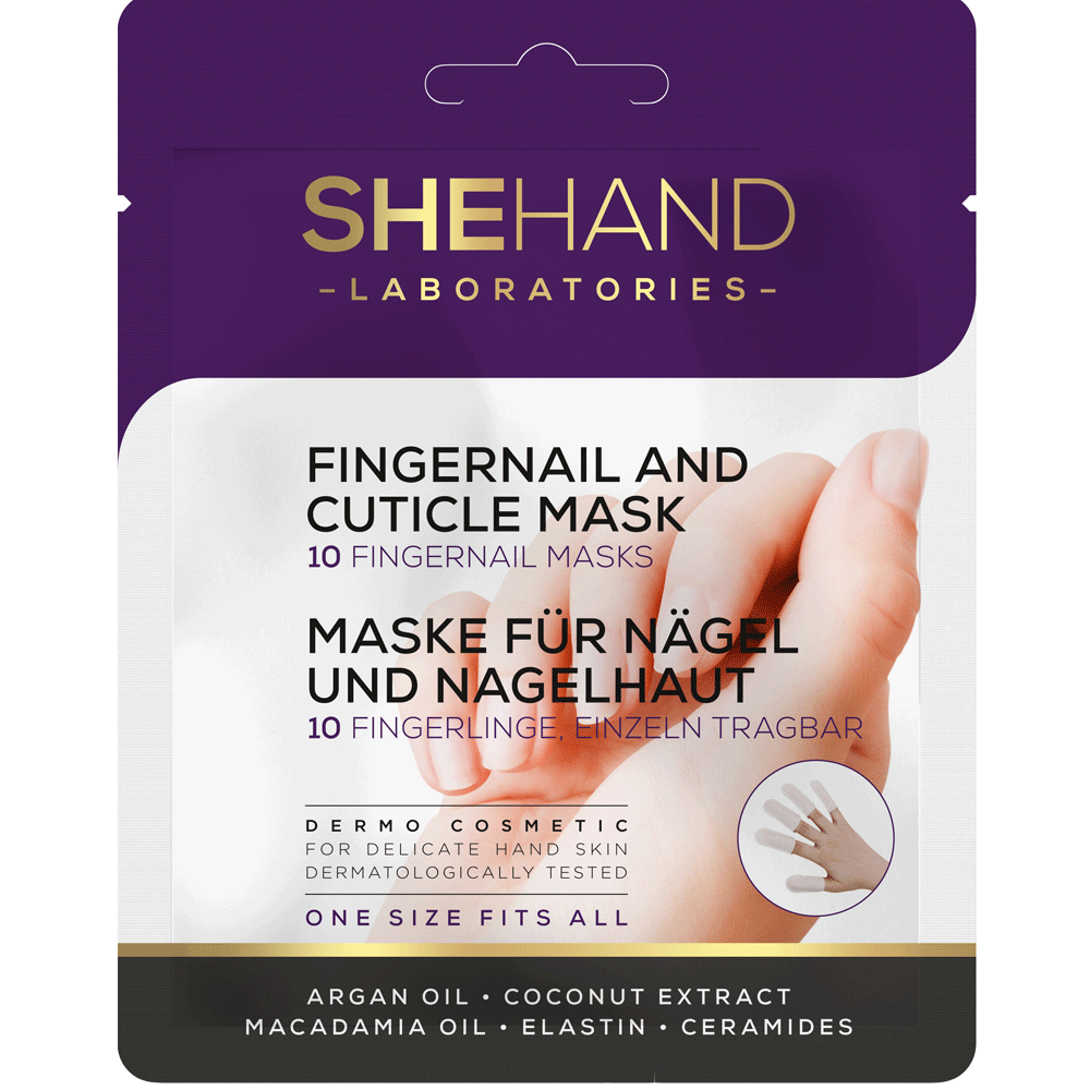 Bild: SheCosmetics SheHand Nagel- und Nagelhaut Maske