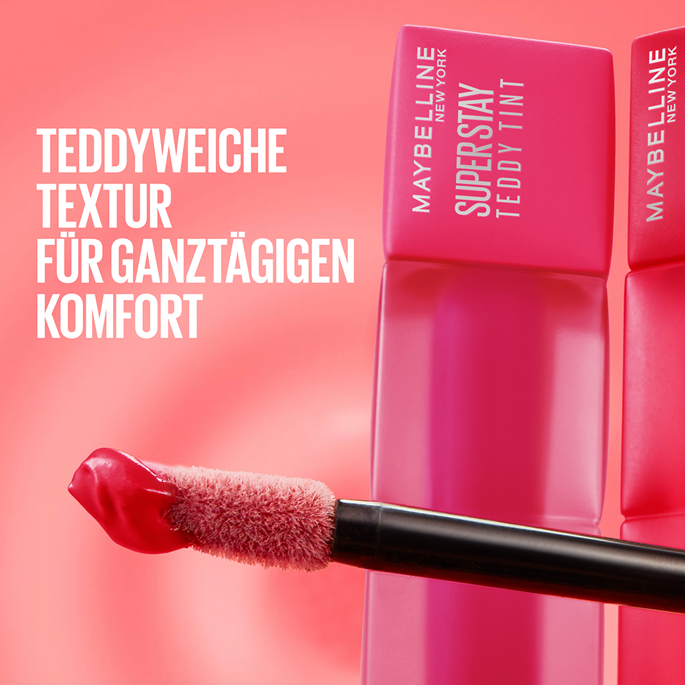 Bild: MAYBELLINE Superstay Teddy Tint Lippenstift Kneehigh