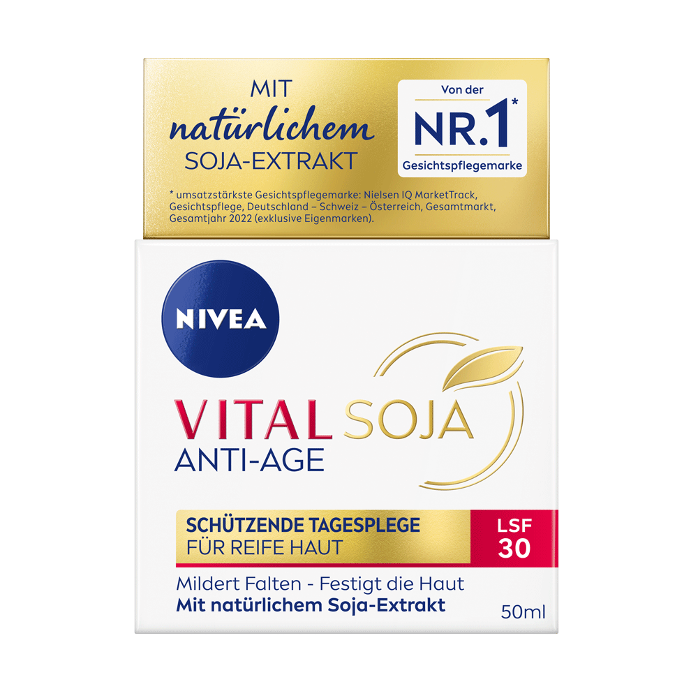 Bild: NIVEA VITAL SOJA Anti-Age Tagespflege LSF 30