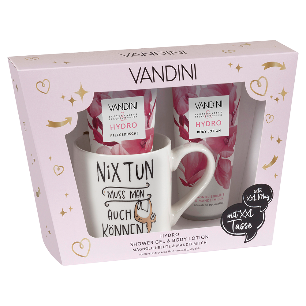 Bild: VANDINI Hydro Geschenkset XXL Tasse "Nix tun"