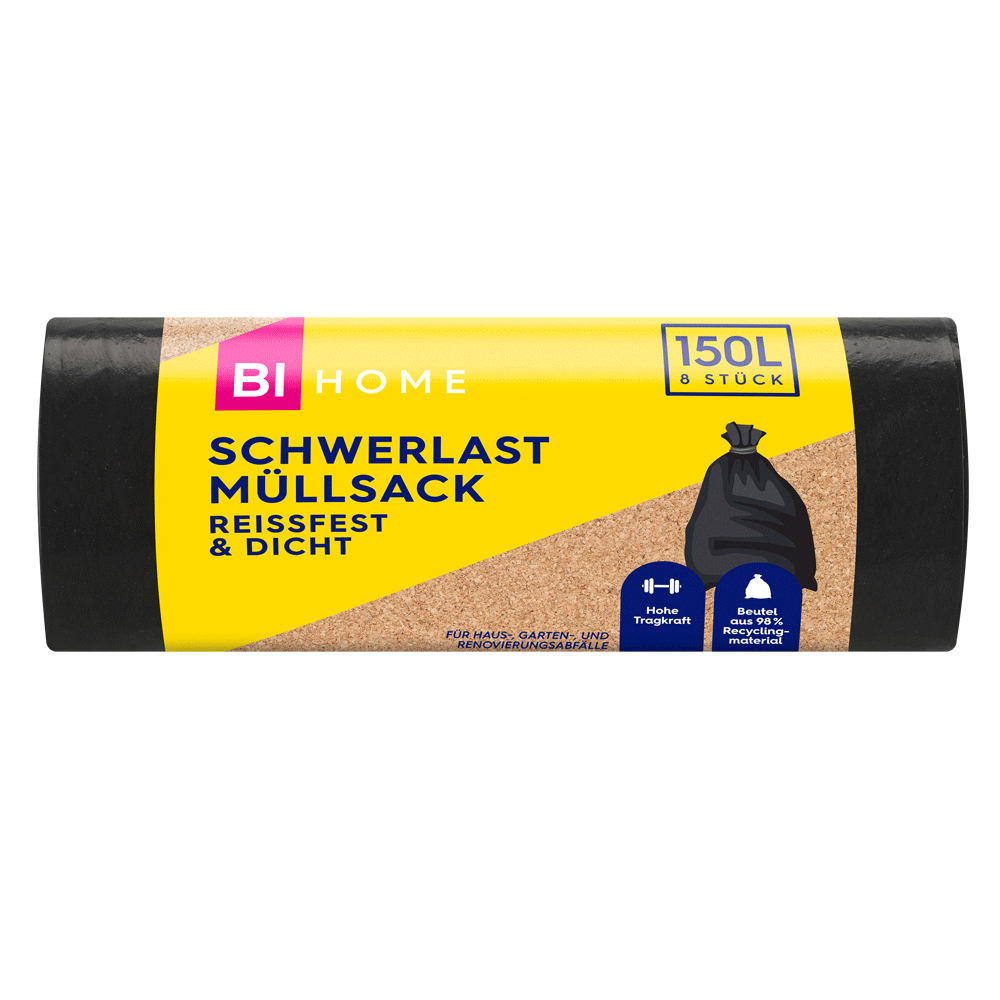 Bild: BI HOME Schwerlast Müllsack Reissfest & Dicht 