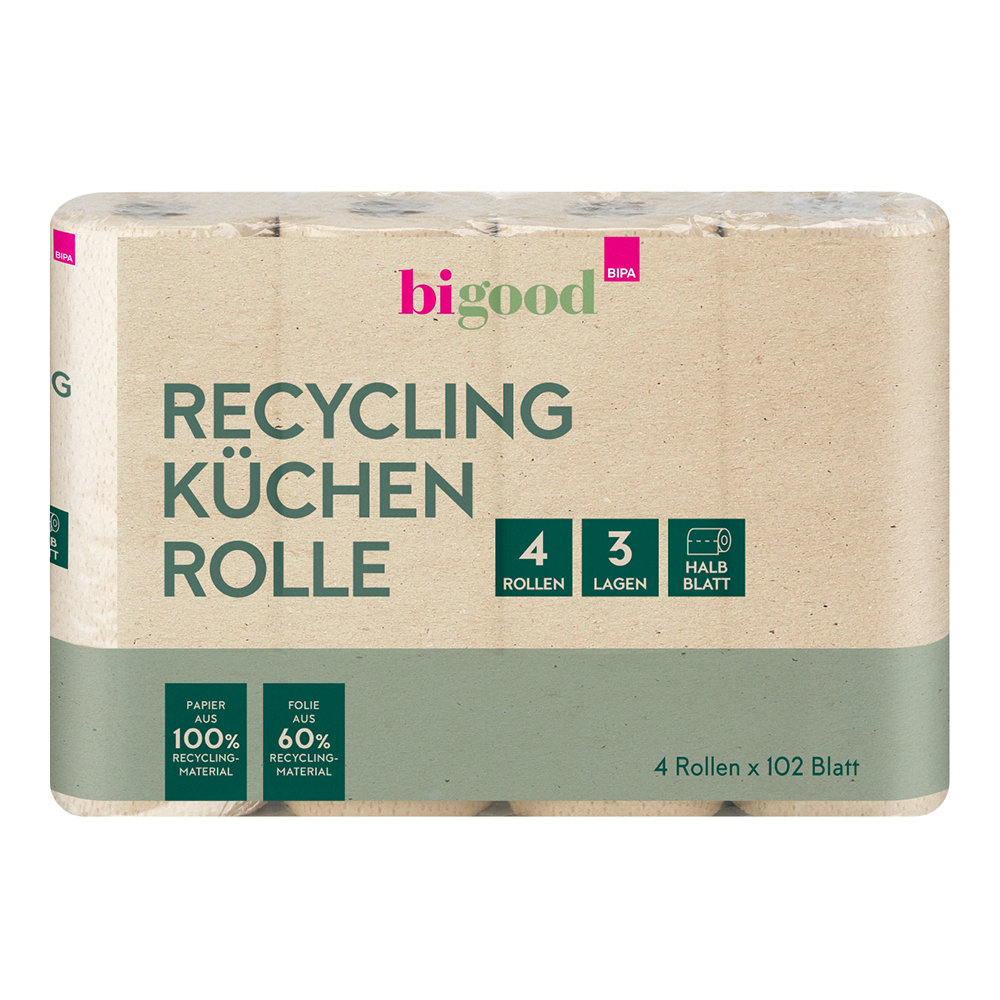 Bild: bi good Recycling Küchenrolle 