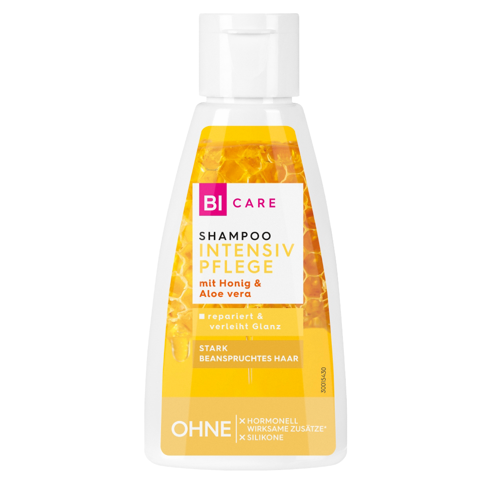 Bild: BI CARE Shampoo Intensiv Pflege Honig und Aloe Vera 
