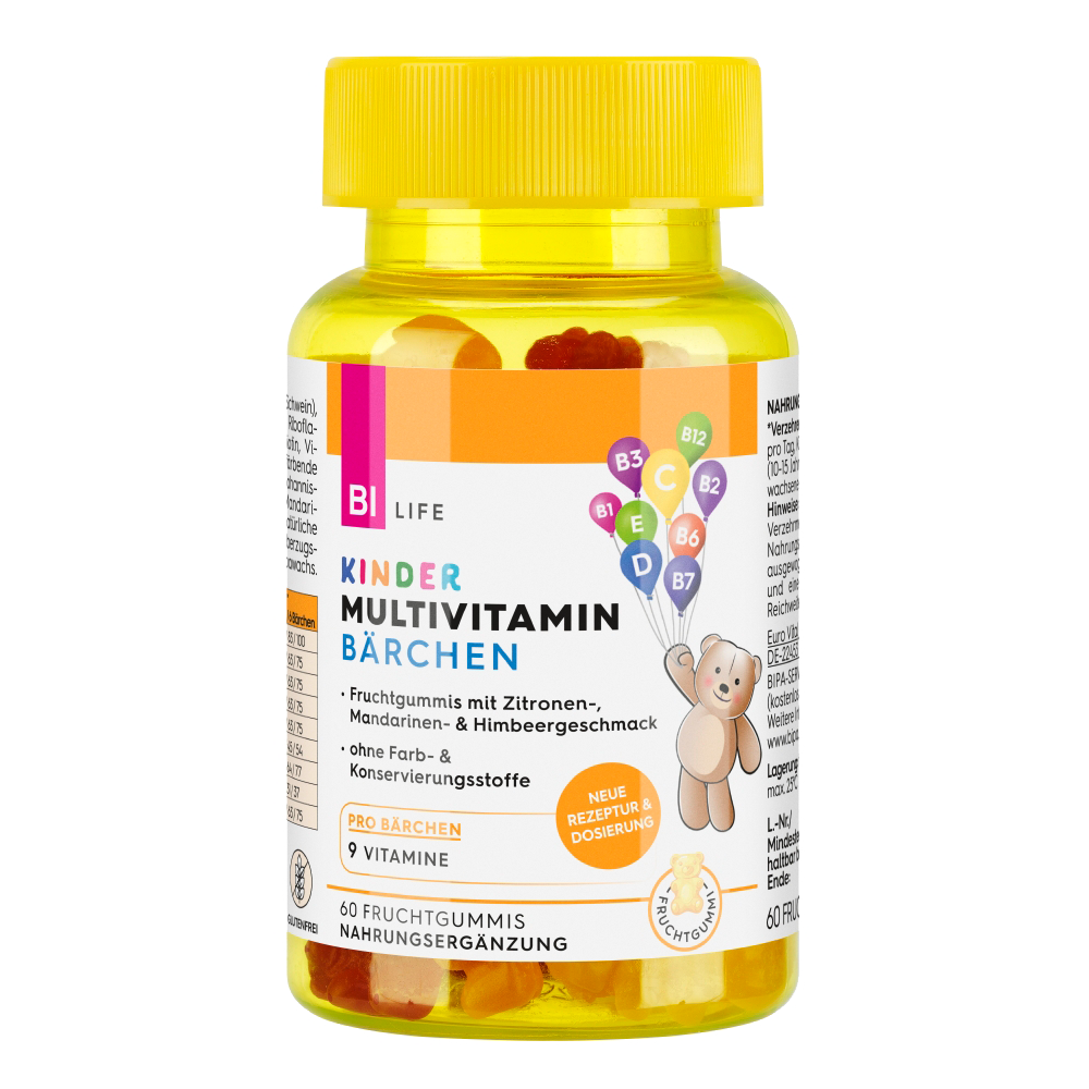 Bild: BI LIFE Kinder Multivitamin Bärchen