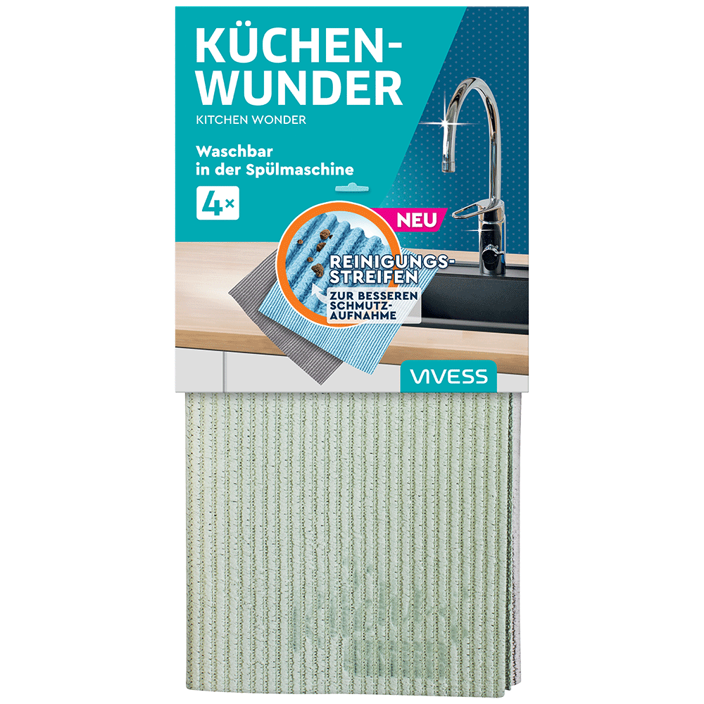 Bild: Vivess Reinigungstücher Küchenwunder 