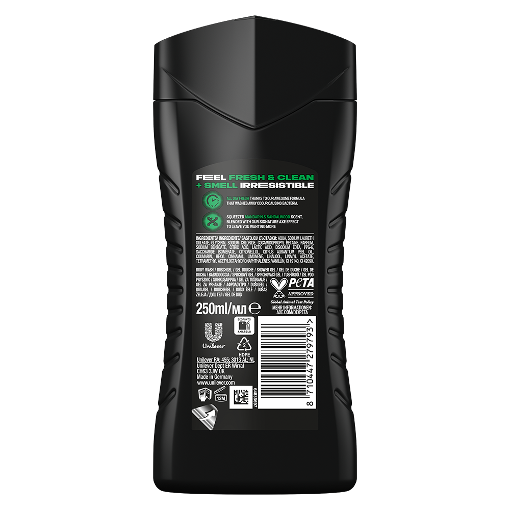 Bild: AXE Duschgel Africa