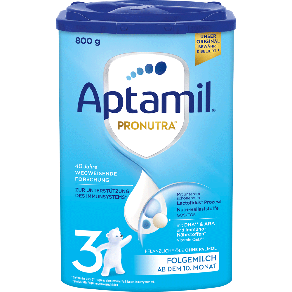 Bild: Aptamil 3 Pronutra, Folgemilch