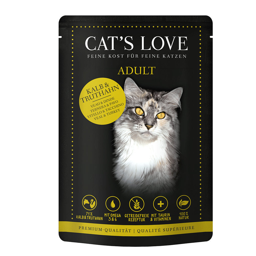 Bild: CAT'S LOVE Adult Kalb und Truthahn