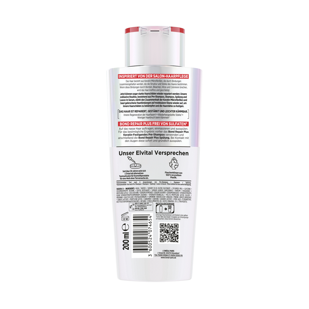 Bild: L'ORÉAL PARIS ELVITAL Bond Repair Shampoo 