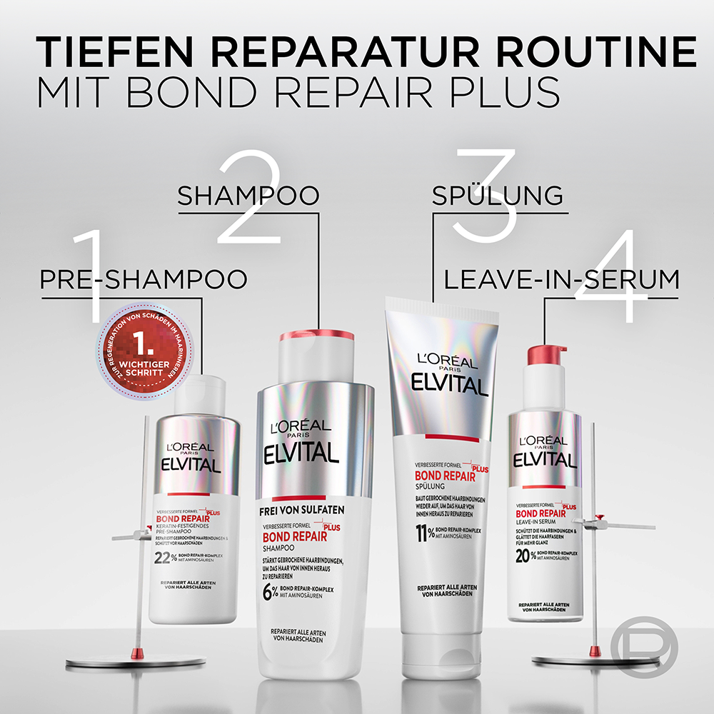 Bild: L'ORÉAL PARIS ELVITAL Bond Repair Shampoo 