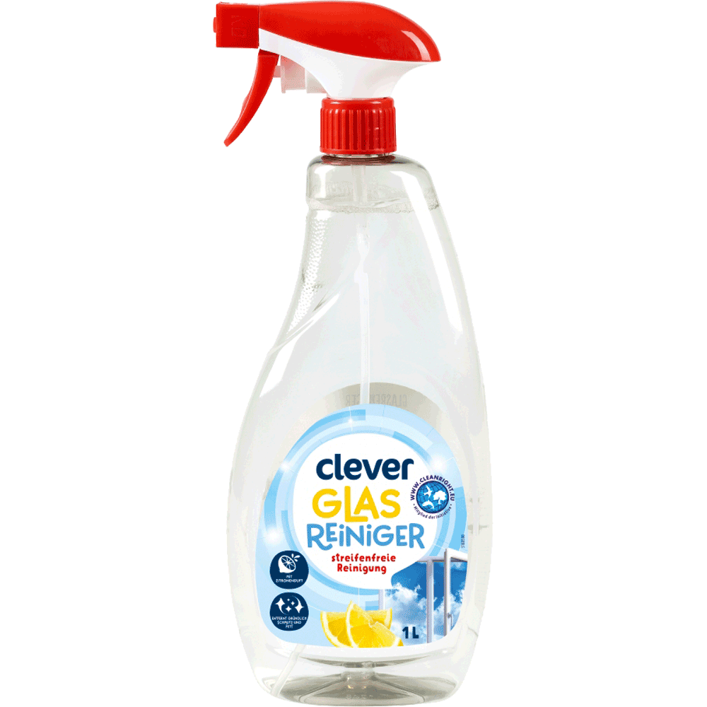 Bild: clever Glasreiniger Zitronenduft