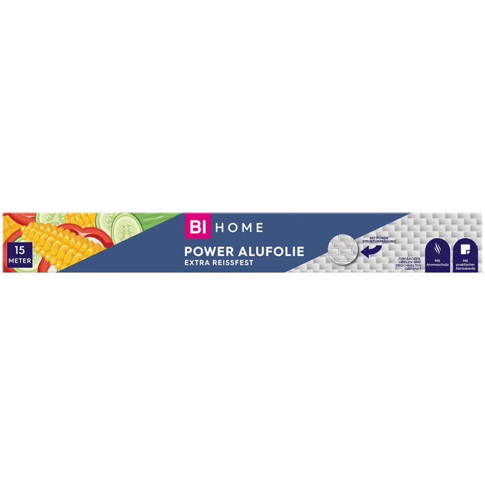 Bild: BI HOME Power Alufolie Extra Reissfest 