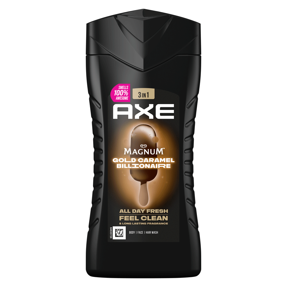 Bild: AXE Duschgel Magnum Gold Caramel Billionaire