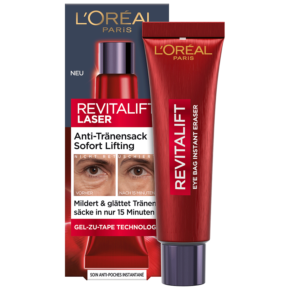 Bild: L'ORÉAL PARIS Revitalift Laser Anti-Tränensack Sofort Lifting 