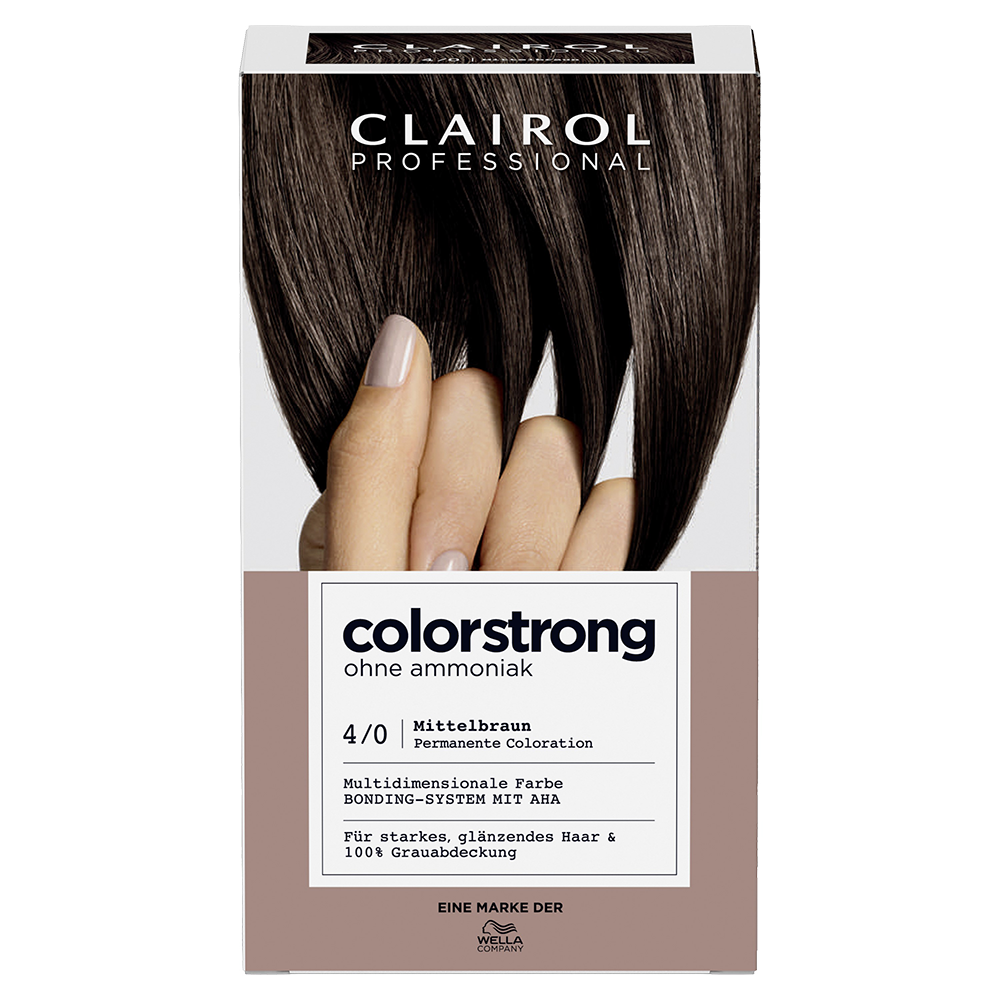Bild: Clairol Professional Permanente Coloration Colorstrong Mittelbraun Mittelbraun