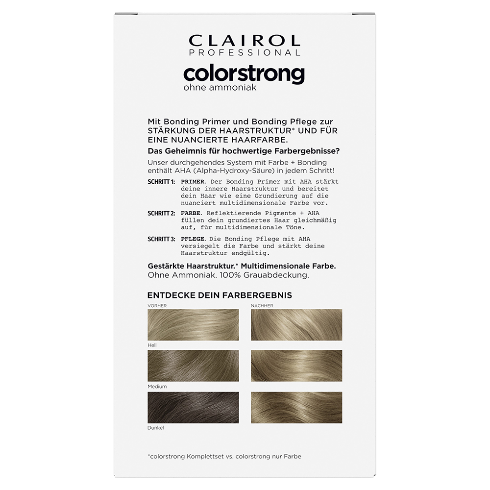 Bild: Clairol Professional Permanente Coloration Colorstrong Aschblond Aschblond
