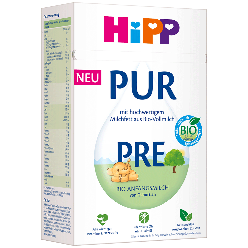 Bild: HiPP Pur Pre Bio Anfangsmilch 