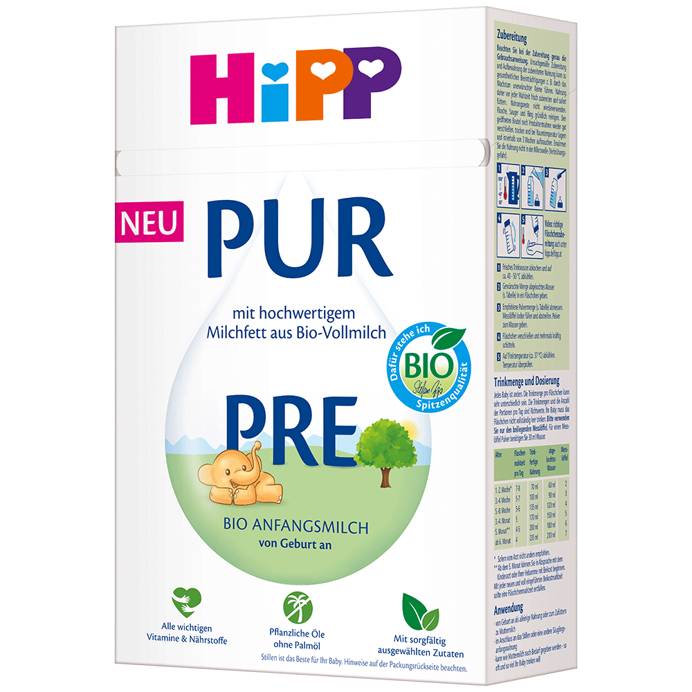Bild: HiPP Pur Pre Bio Anfangsmilch 