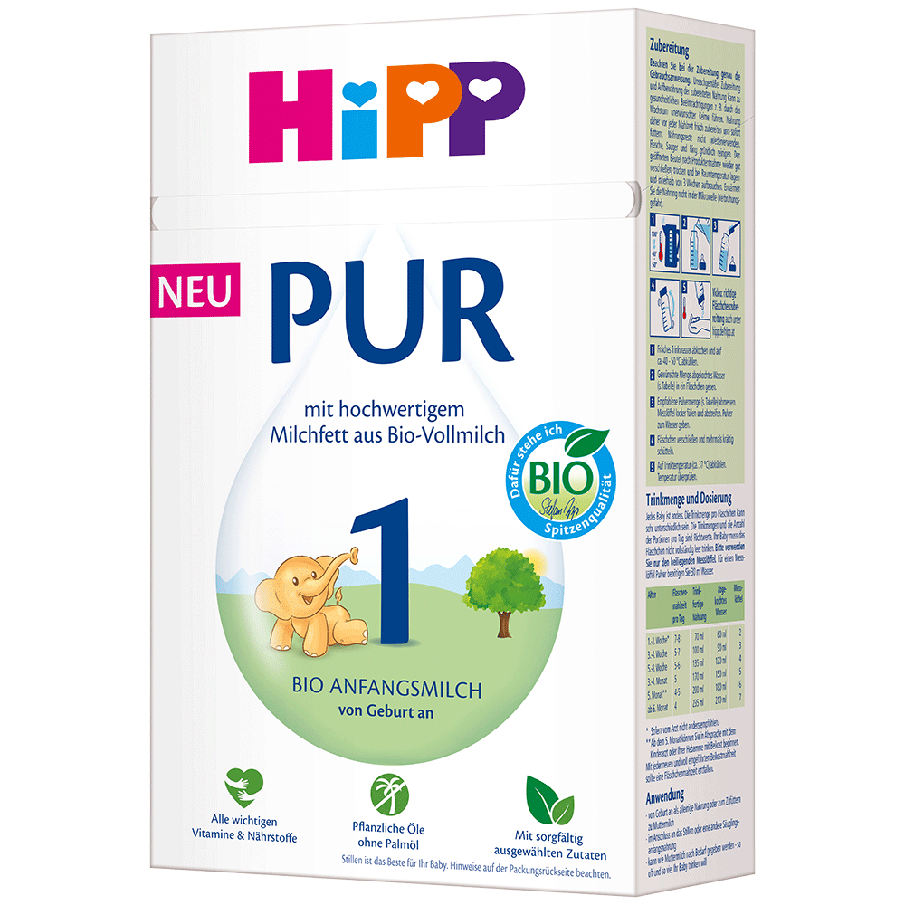 Bild: HiPP Pur 1 Bio Anfangsmilch 