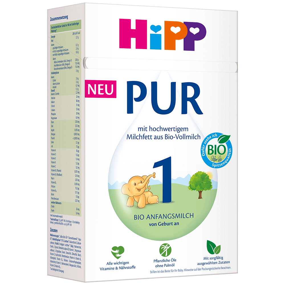 Bild: HiPP Pur 1 Bio Anfangsmilch 