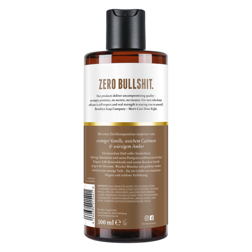 Bild: Brooklyn Soap Company Bodywash Dark Vanilla & Cashmere 
