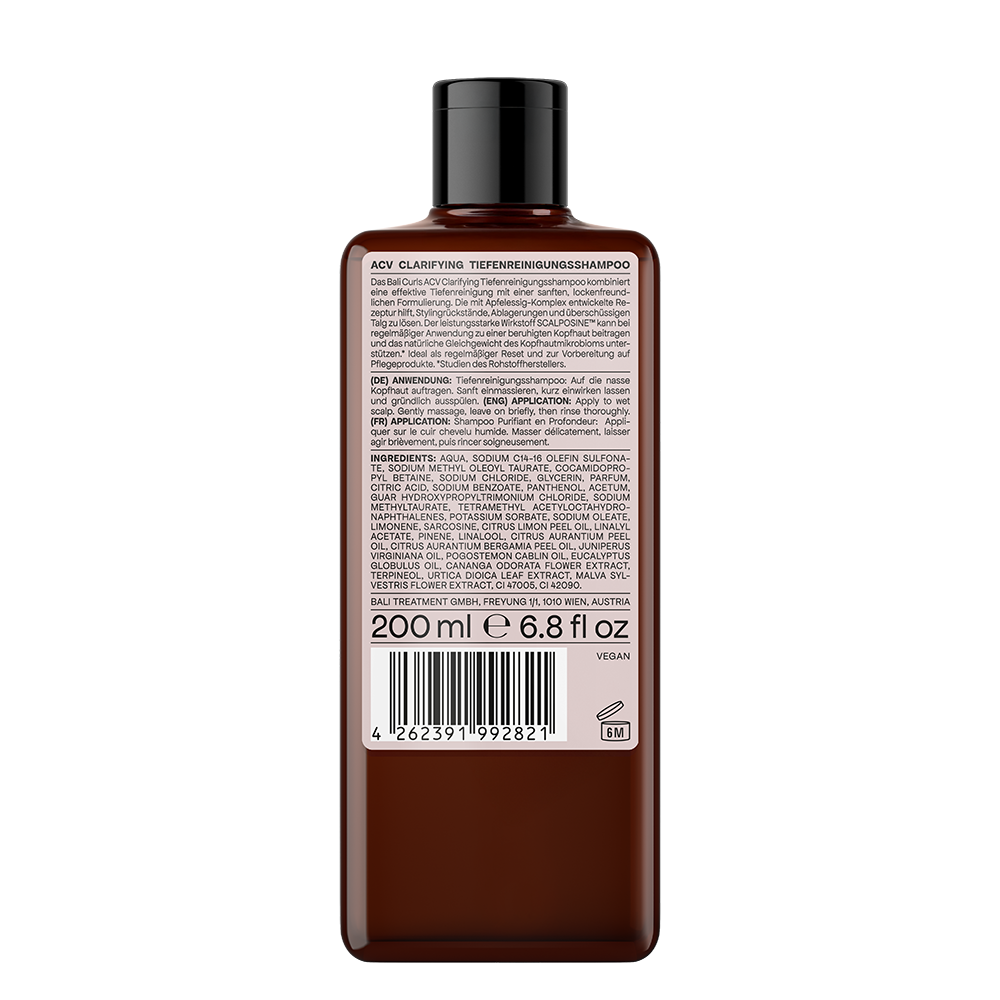 Bild: Bali Curls by Hank Ge Shampoo ACV Clarifying Tiefenreinigung 