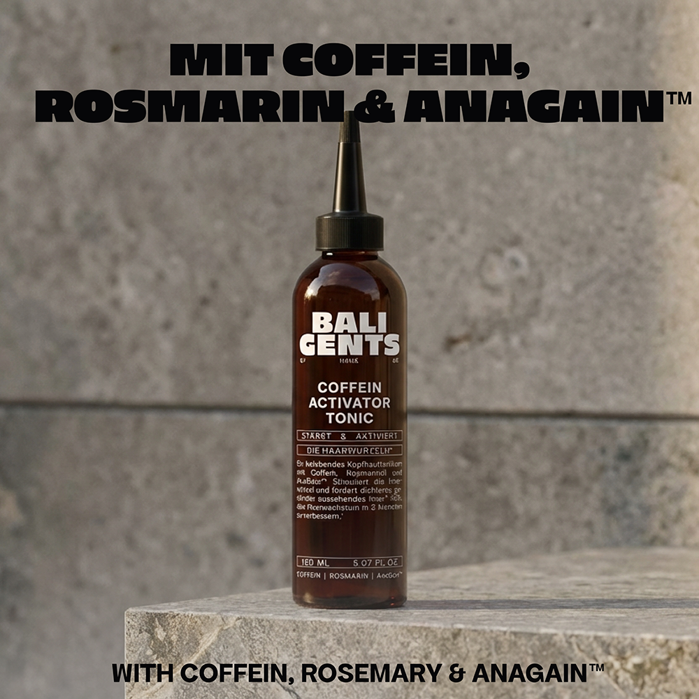 Bild: Bali Gents by Hank Ge Haartonic Coffein Activator 