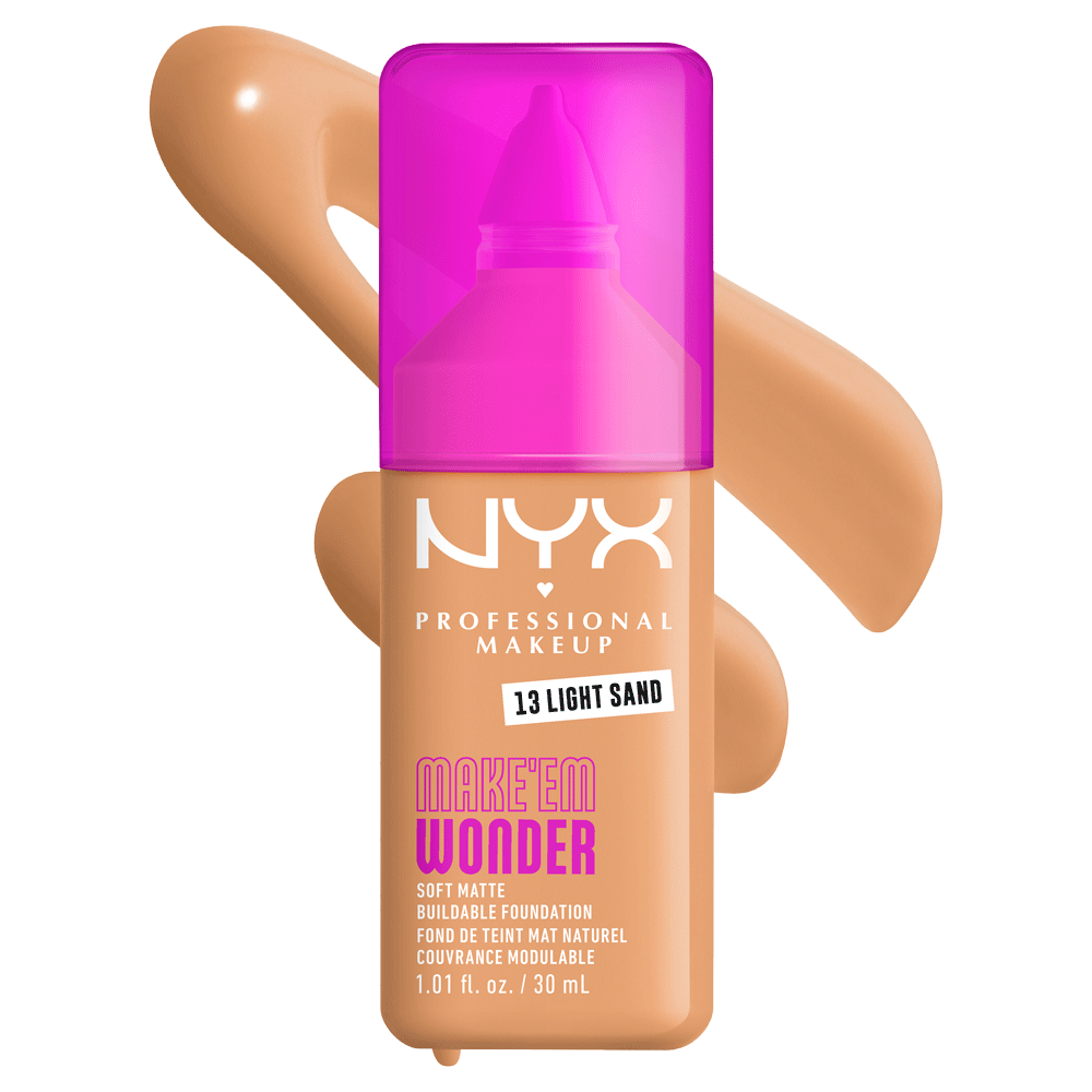 Bild: NYX Professional Make-up Make 'EM Wonder Foundation Light Sand 13