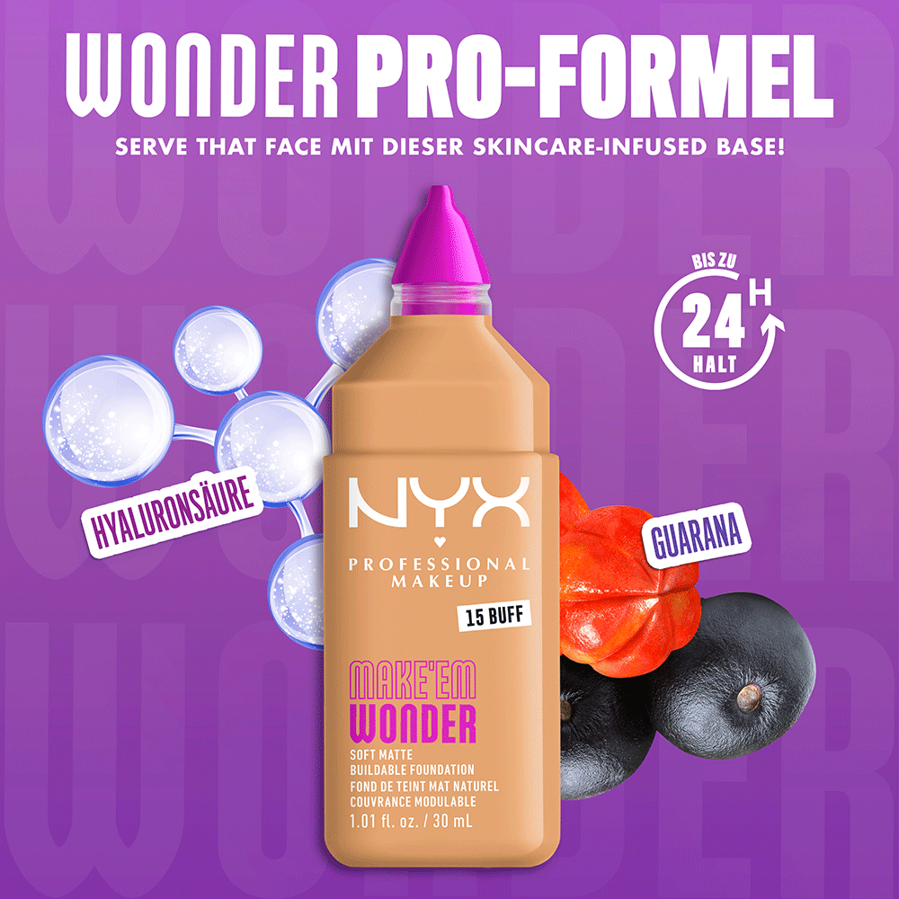 Bild: NYX Professional Make-up Make 'EM Wonder Foundation Buff 15