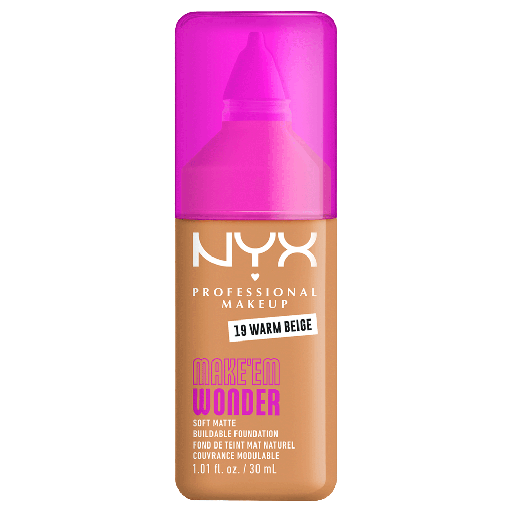 Bild: NYX Professional Make-up Make 'EM Wonder Foundation Warm Beige 19