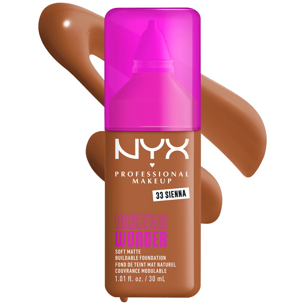 Bild: NYX Professional Make-up Make 'EM Wonder Foundation Sienna 33
