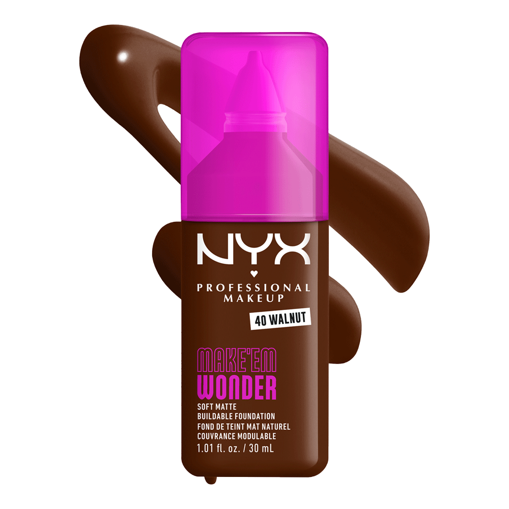 Bild: NYX Professional Make-up Make 'EM Wonder Foundation Walnut 40