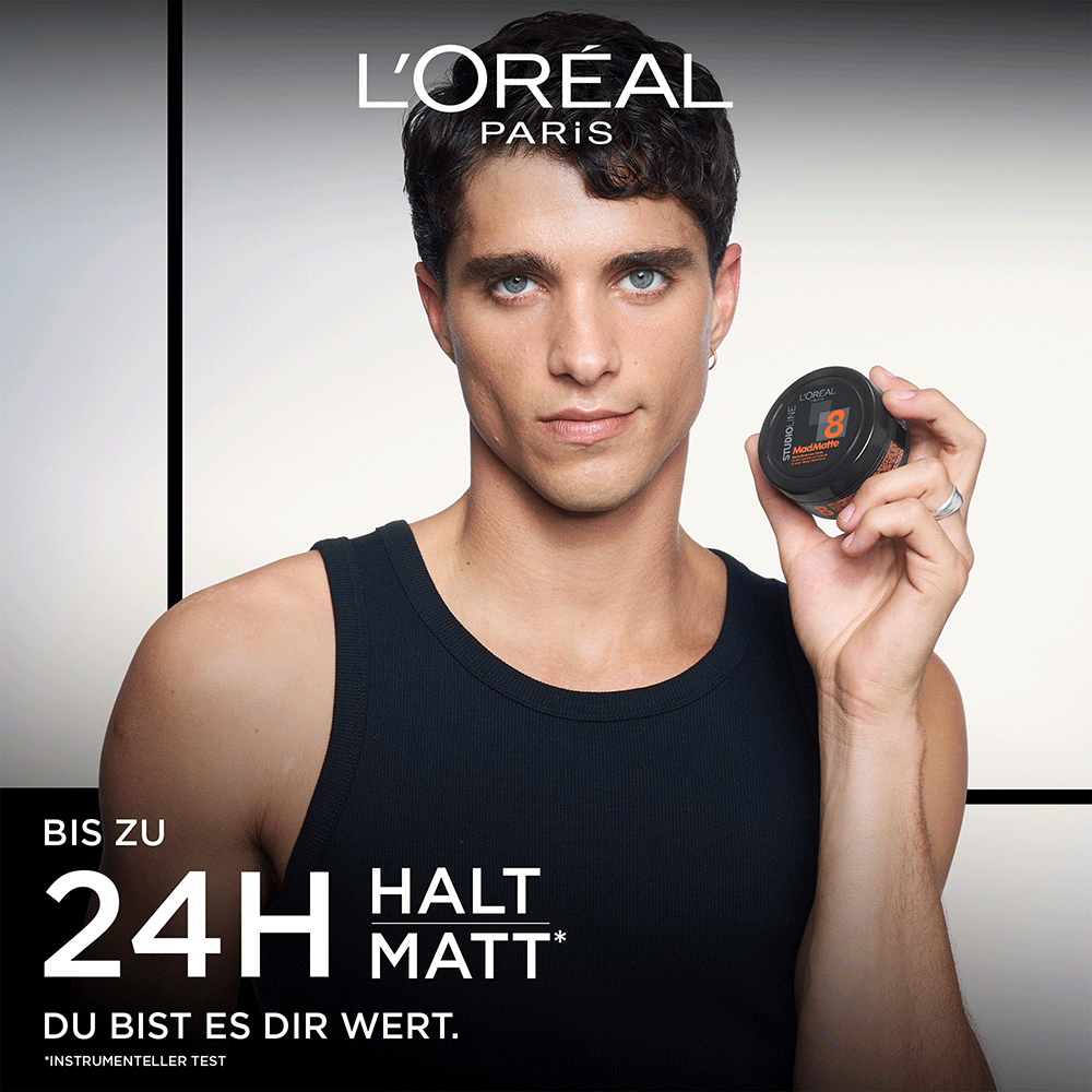 Bild: L'ORÉAL PARIS Studio Line MadMatte Modellier Paste 