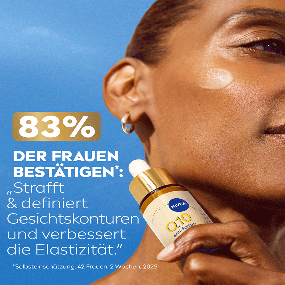 Bild: NIVEA 3in1 Serum Q10 Anti Falten Kollagen Experte 