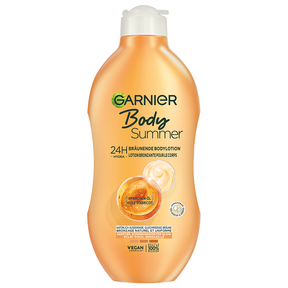 Bild: GARNIER Summer Body Feuchtigkeitsspendende Bräunungslotion 