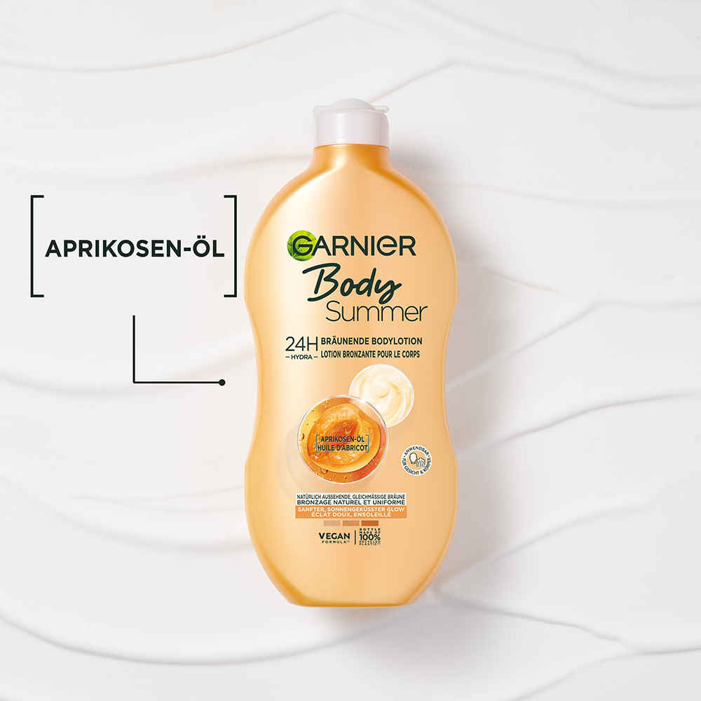 Bild: GARNIER Summer Body Feuchtigkeitsspendende Bräunungslotion 