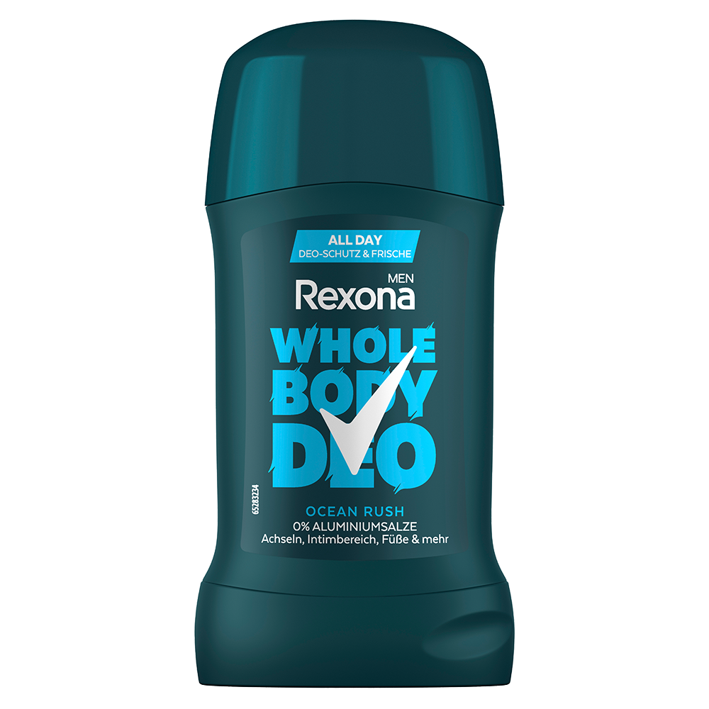 Bild: Rexona MEN Deo Stick Whole Body Ocean Rush 