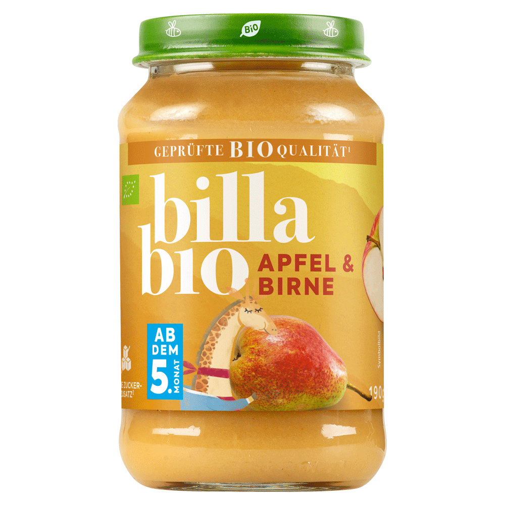 Bild: Billa Bio Apfel und Birne