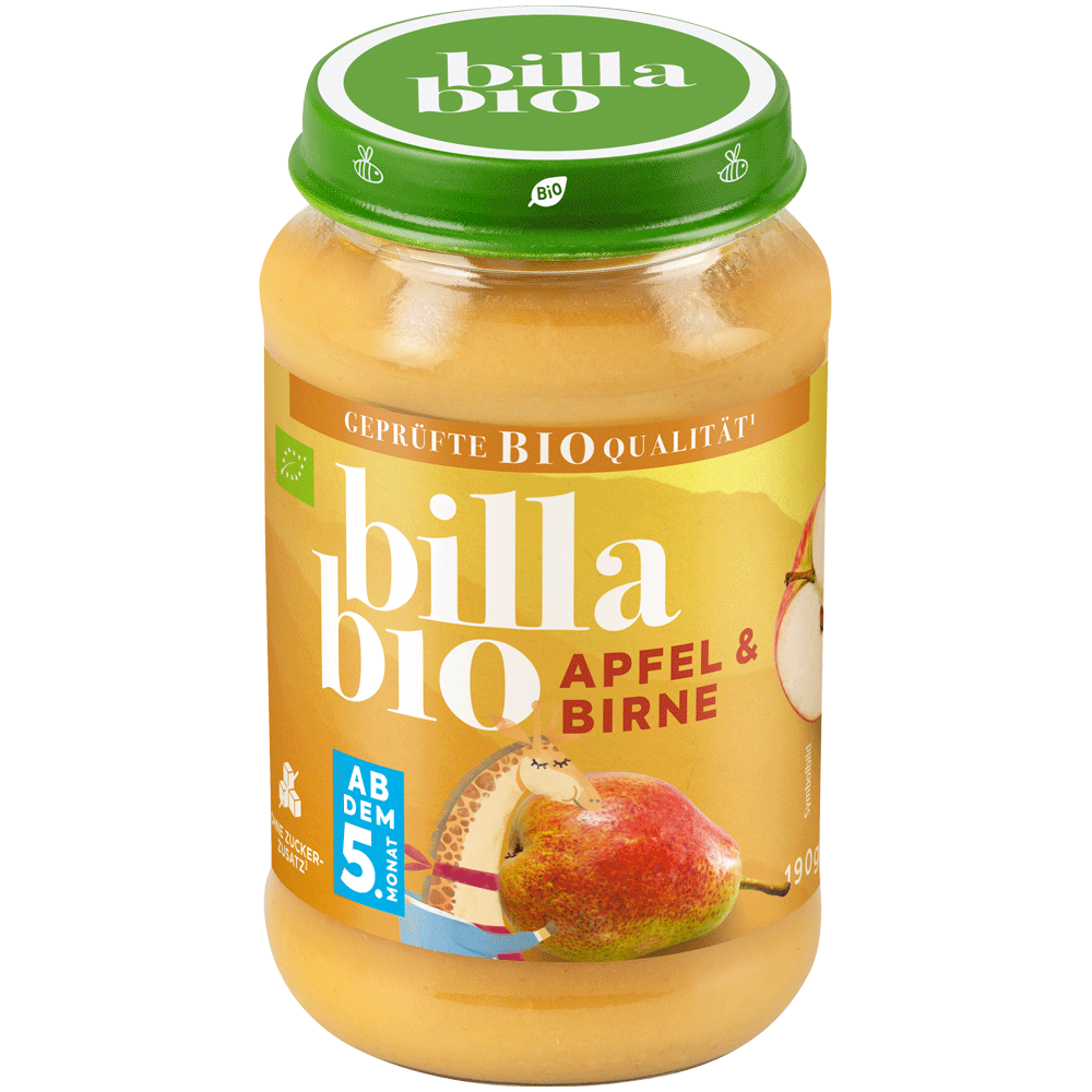 Bild: Billa Bio Apfel und Birne
