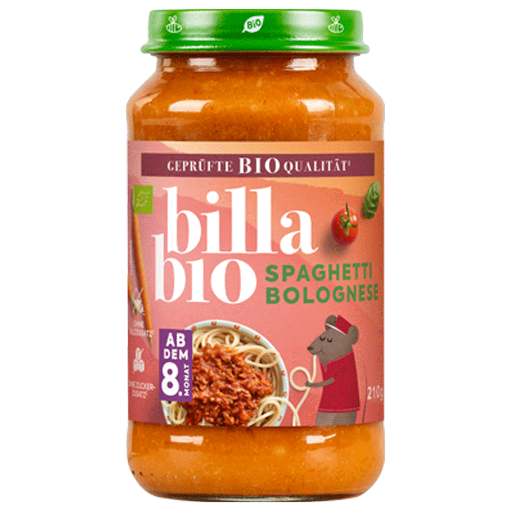 Bild: Billa Bio Spaghetti Bolognese