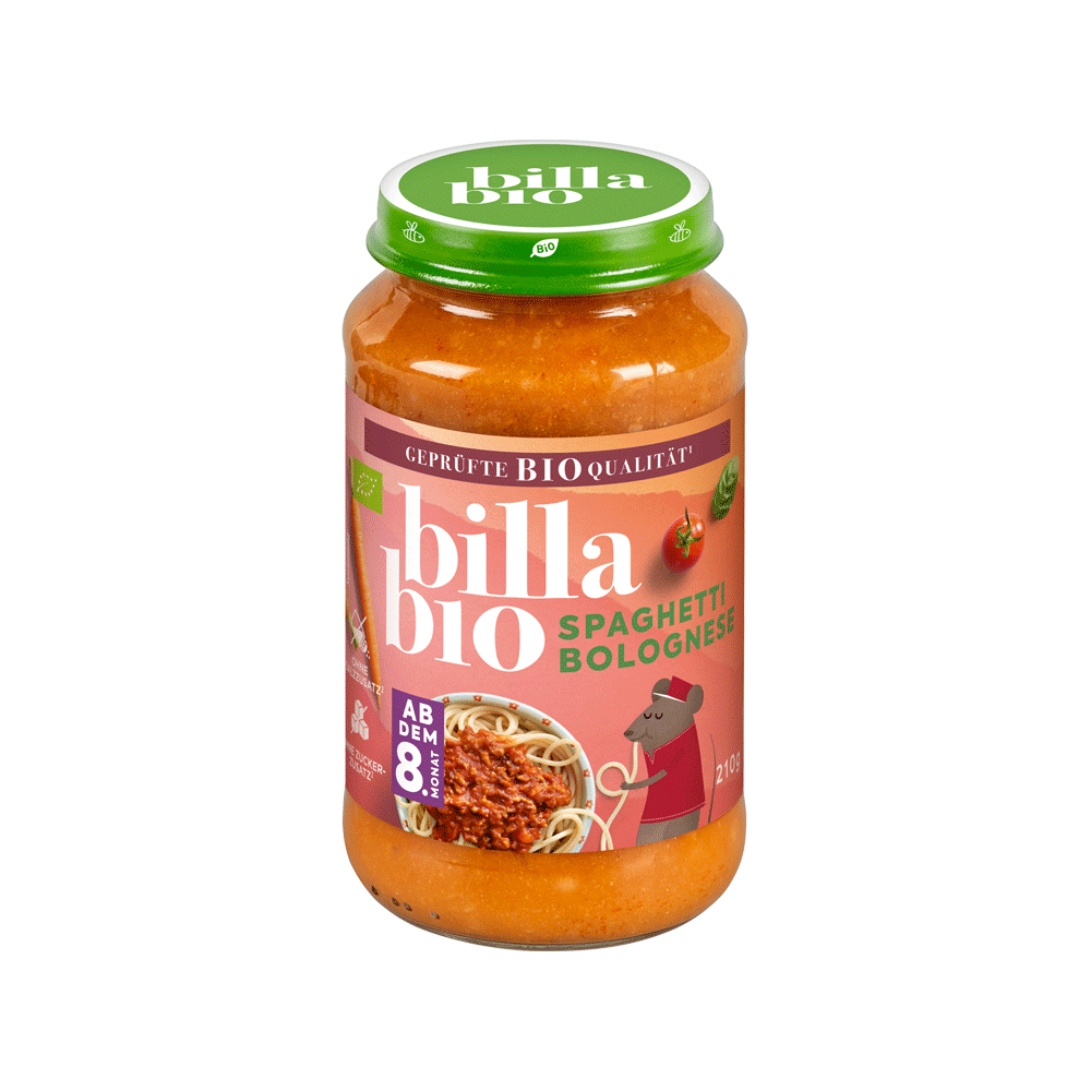 Bild: Billa Bio Spaghetti Bolognese